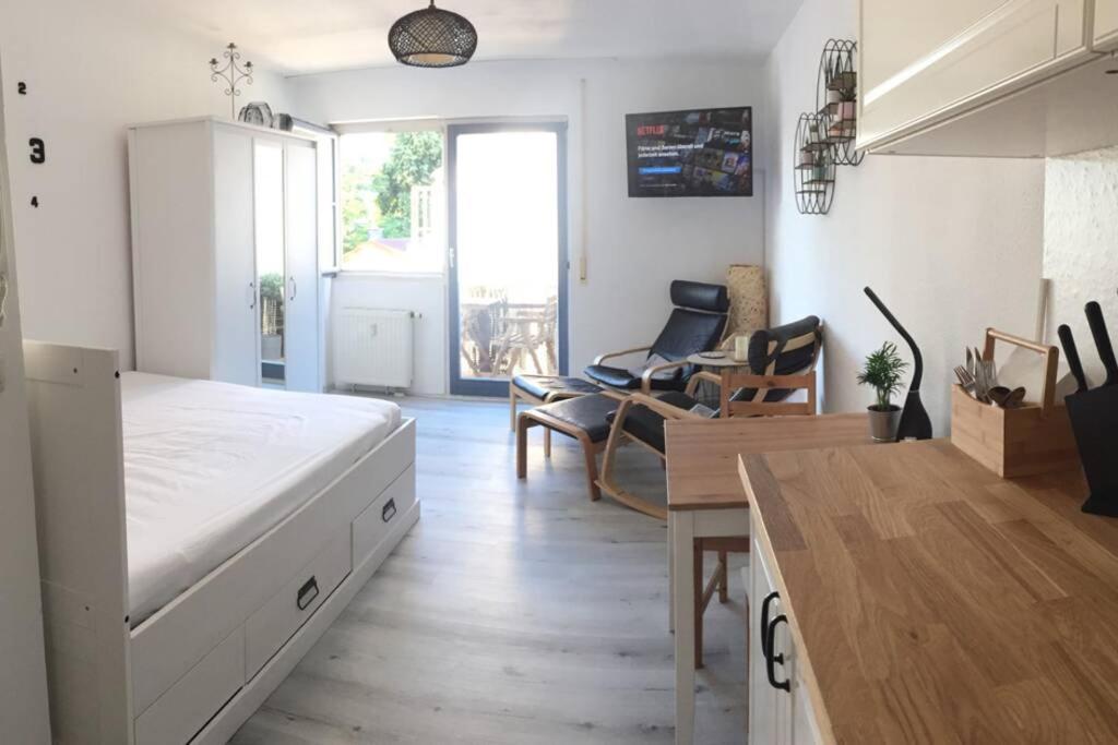 Apartment-Mitten In Konstanz, Gratis Parkplatz & Fahrrader, Netflix Tv Eksteriør billede